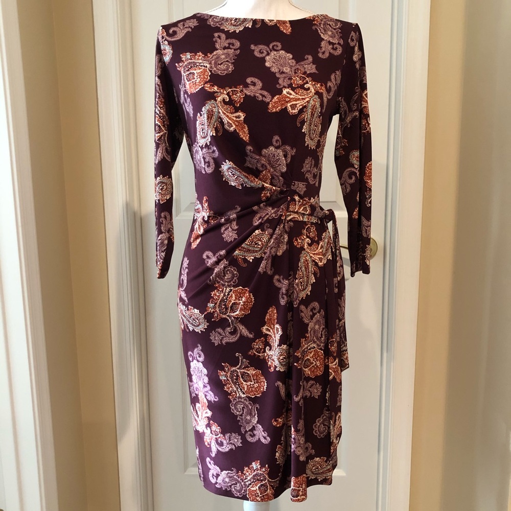 NWT Ann Taylor Faux Wrap Dress